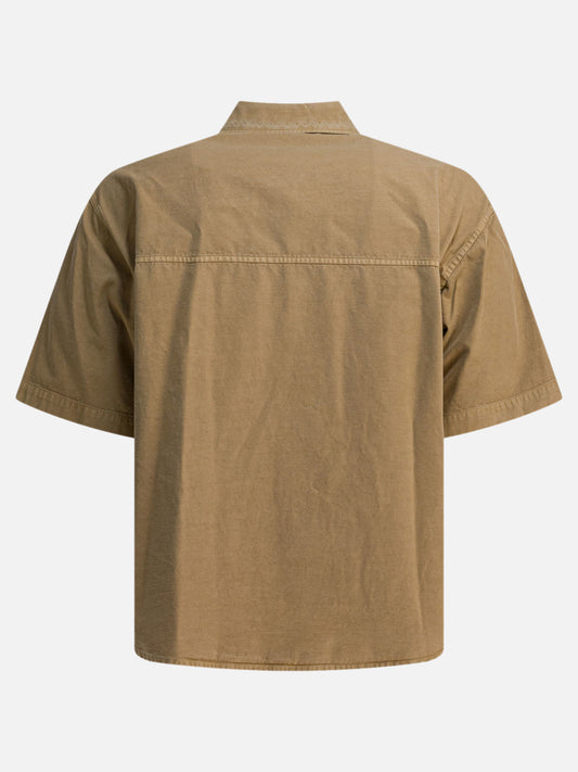 Camicie casual Solid colour  Beige - Auralee Uomo | VIETTI Online Store | 2

