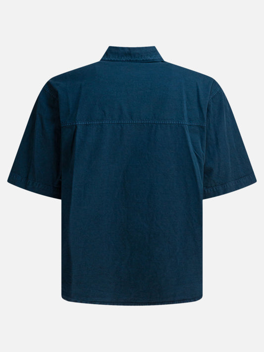 Camicie casual Solid colour  Blu - Auralee Uomo | VIETTI Online Store | 2
