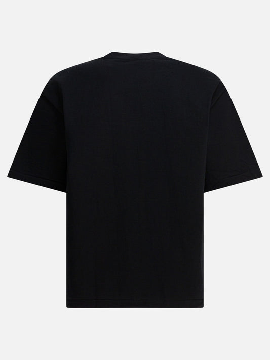 Crewneck t-shirts Solid colour  Black - Auralee Men | PLP | VIETTI Online Store | 2
