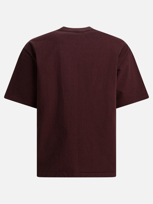 Crewneck t-shirts Solid colour  Brown - Auralee Men | PLP | VIETTI Online Store | 2
