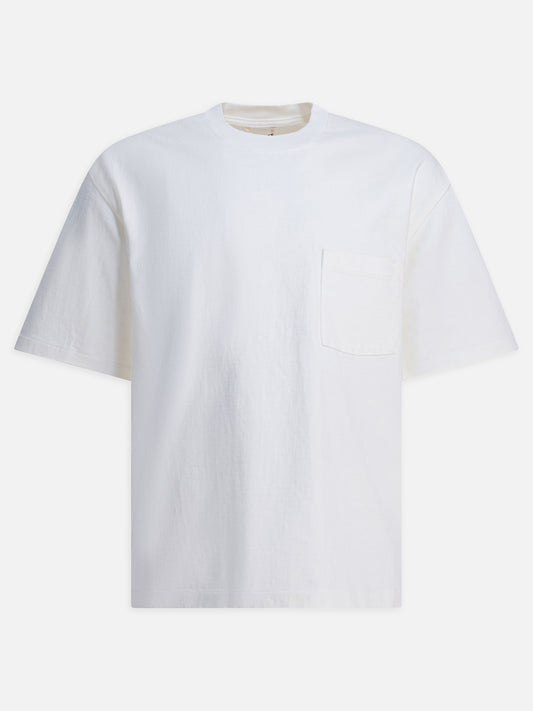 Crewneck t-shirts Solid colour  White - Auralee Men | PLP | VIETTI Online Store 
