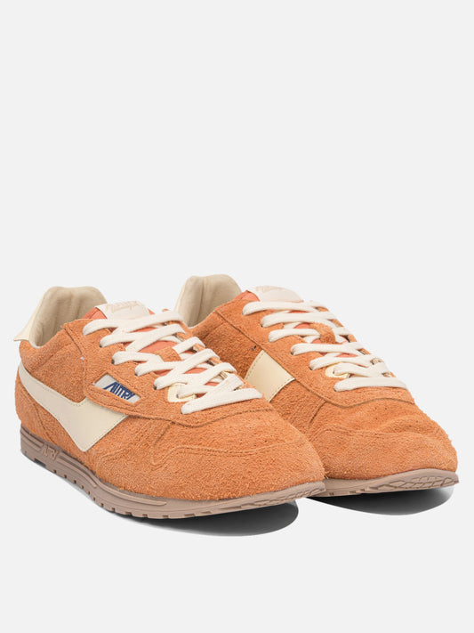Low top sneakers 90% suede 5% nylon 5% leather - 100% rubber  Orange - Autry Men | PDP | VIETTI Online Store | 2
