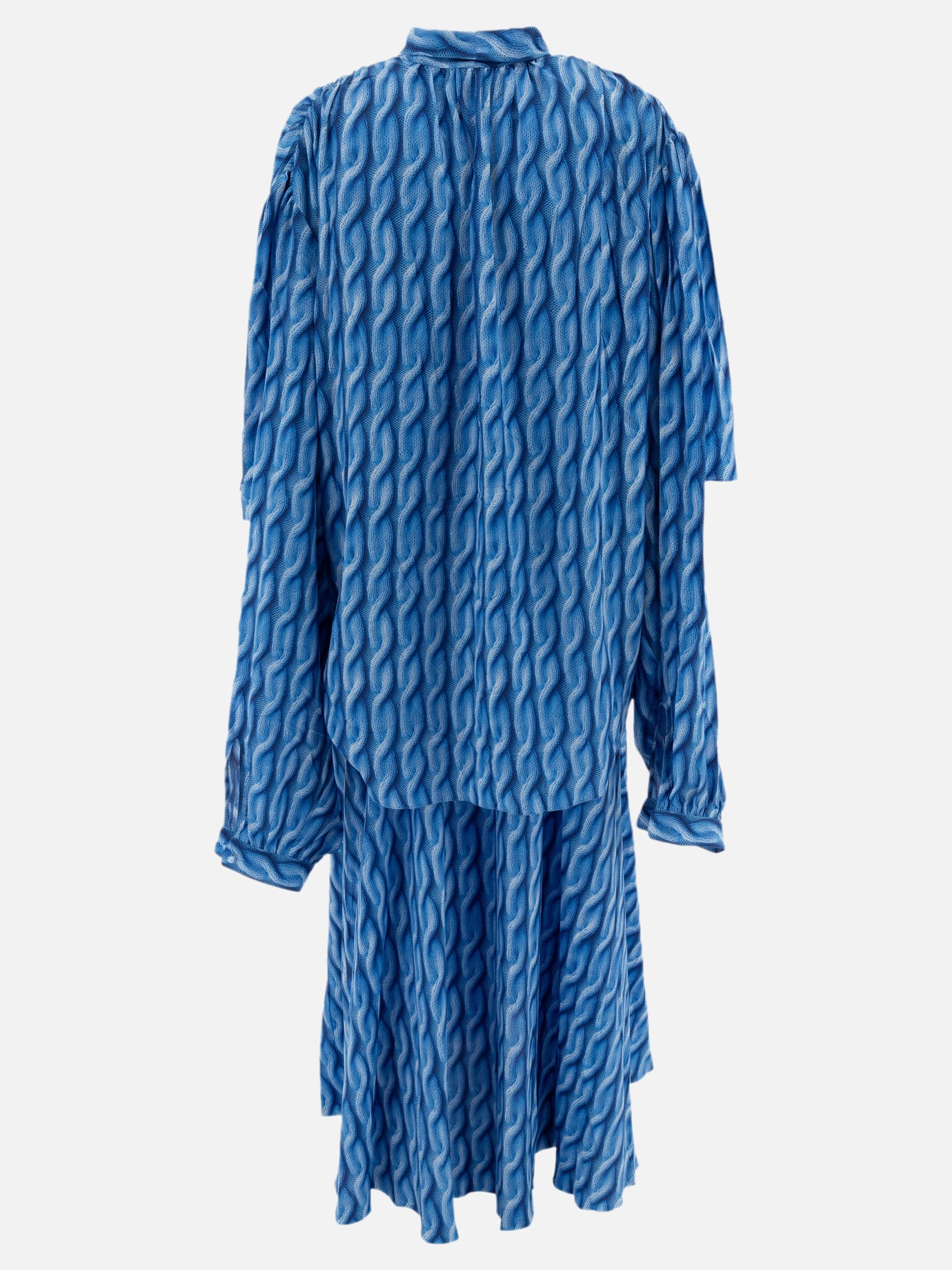 Balenciaga Printed dress 12616062_36 Blue thumbnail_2