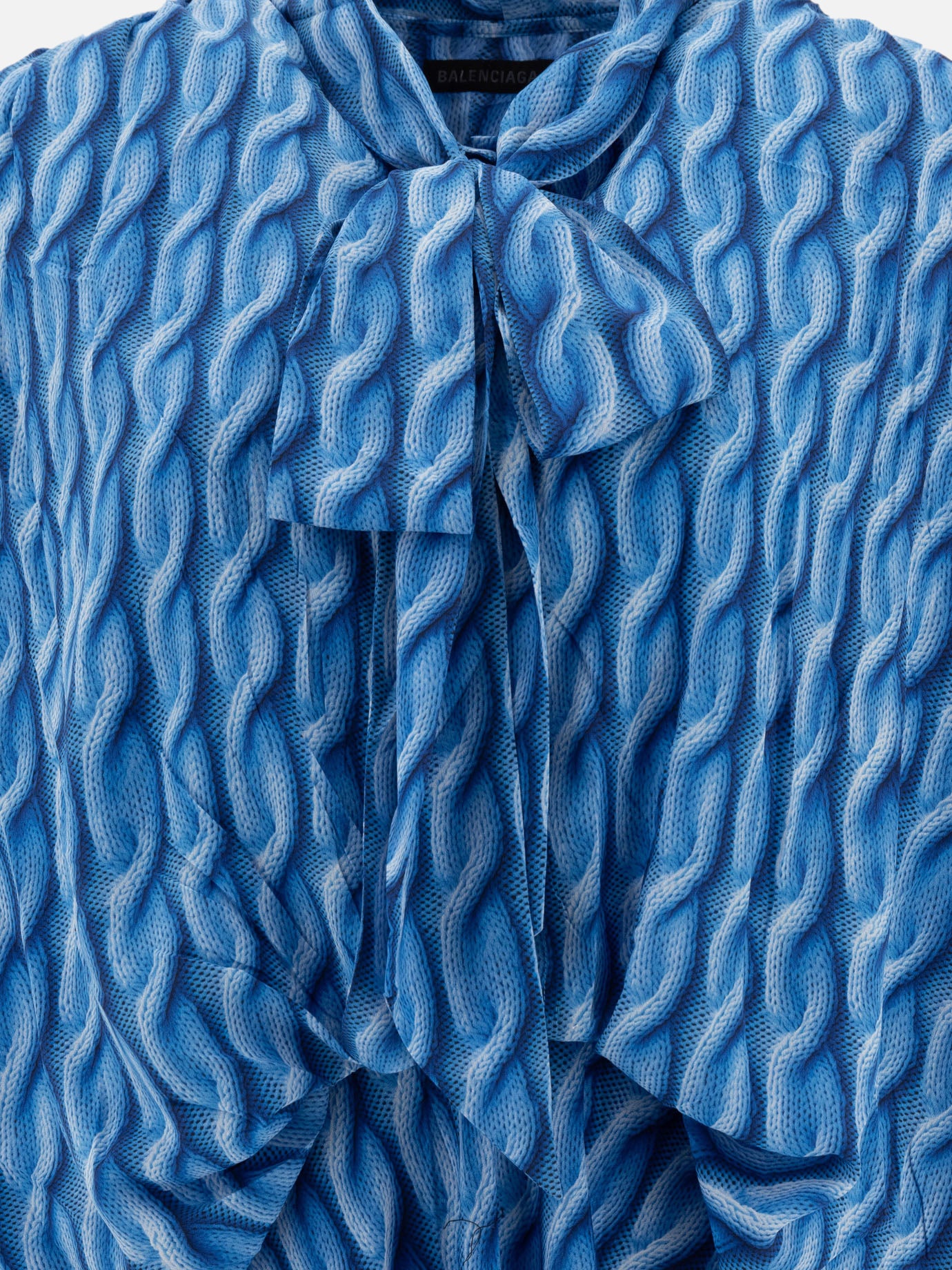 Balenciaga Printed dress 12616062_36 Blue thumbnail_3