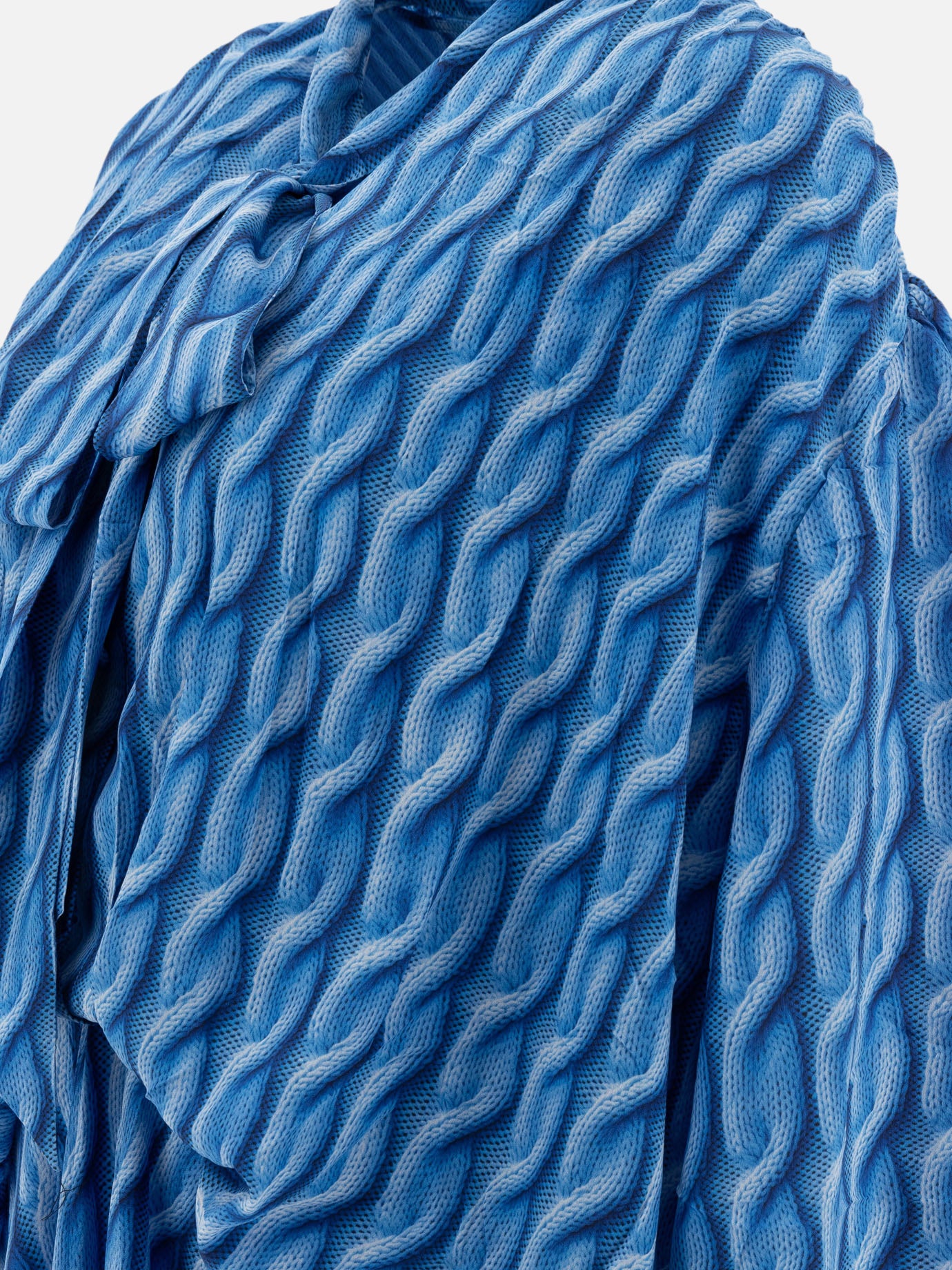 Balenciaga Printed dress 12616062_36 Blue thumbnail_4