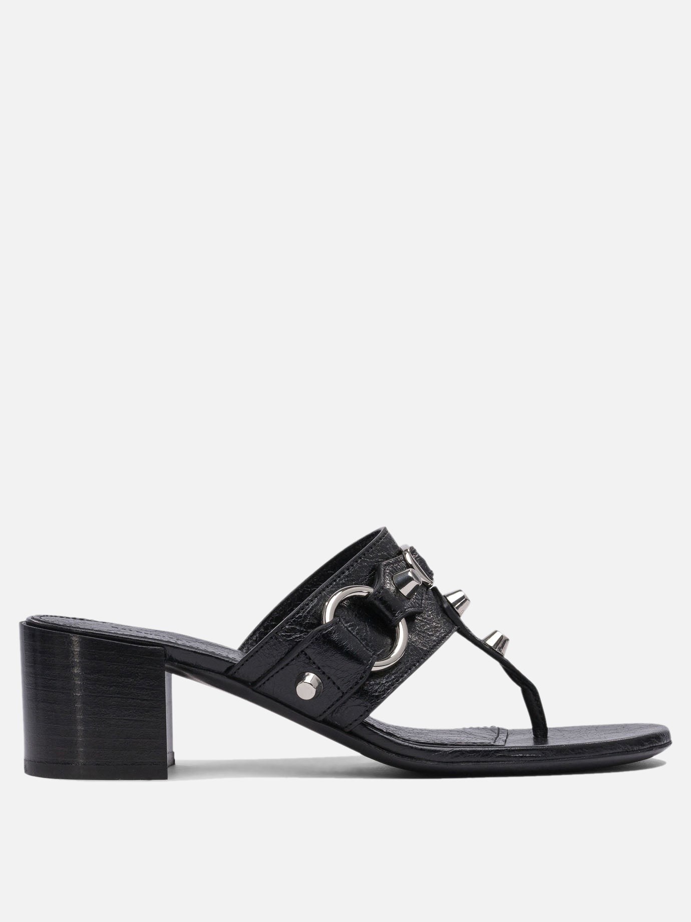 Heeled sandals 100% lamb leather - 100% leather  Black - Balenciaga Women | PDP | VIETTI Online Store | Zoom-Modal
