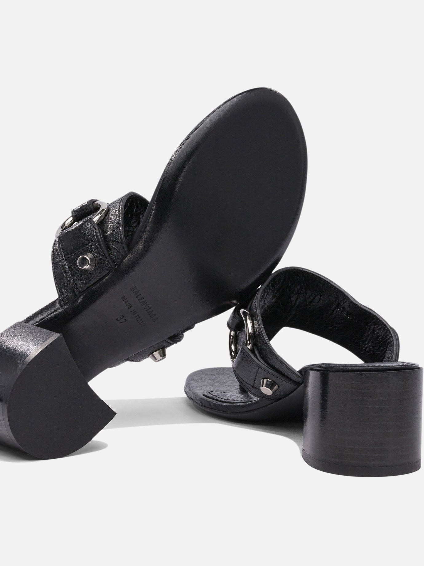 Heeled sandals 100% lamb leather - 100% leather  Black - Balenciaga Women | PDP | VIETTI Online Store | Zoom-Modal_5

