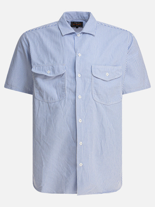 Casual shirts Striped  Blue - Beams Plus Men | PLP | VIETTI Online Store 
