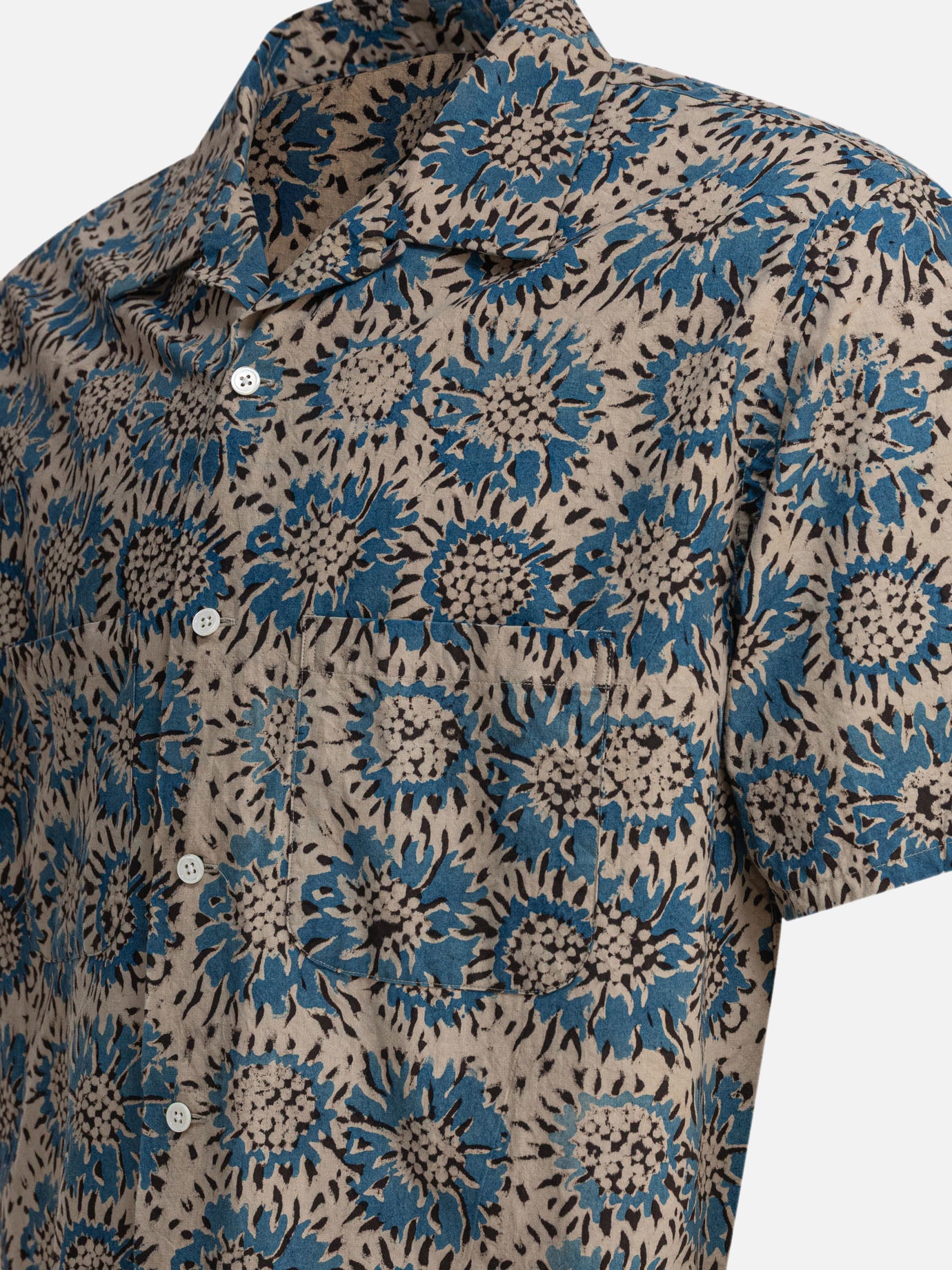 Casual shirts Floral  Blue - Beams Plus Men | PDP | VIETTI Online Store | thumbnail_4