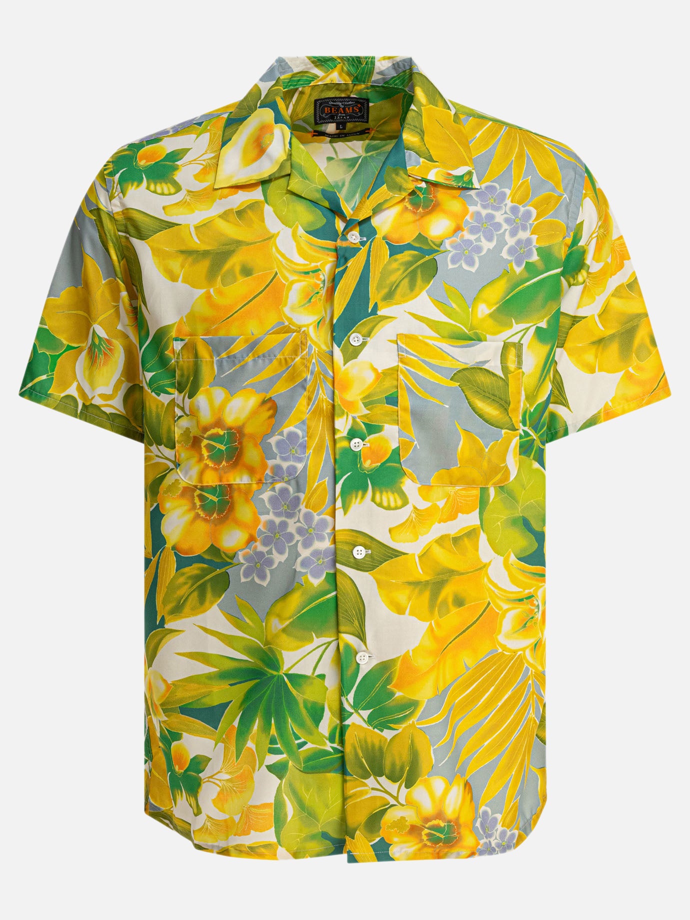 Camicie casual Floral  Giallo - Beams Plus Uomo | PDP | VIETTI Online Store | thumbnail