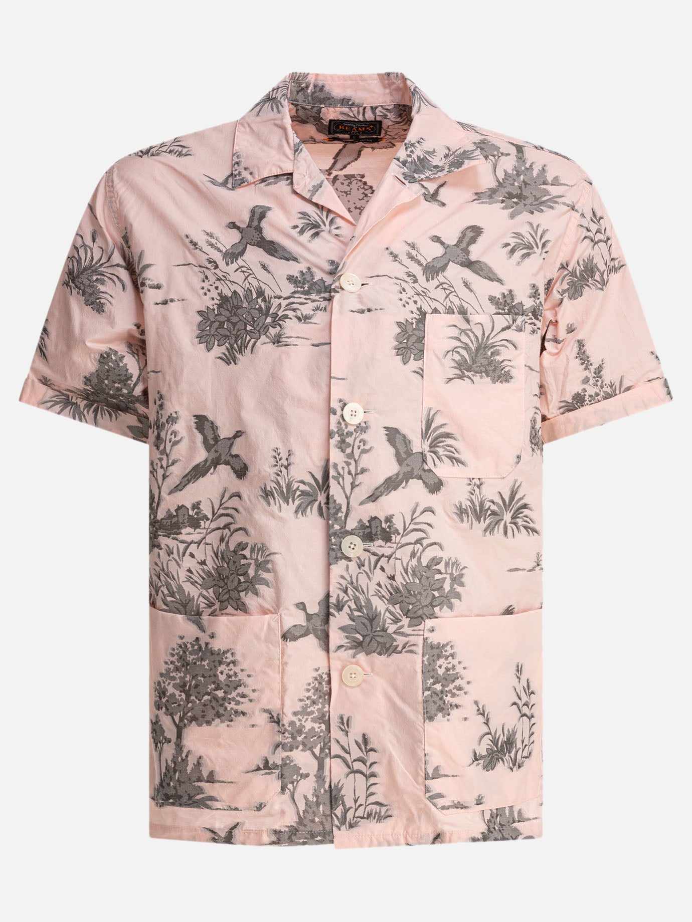 Casual shirts Print  Pink - Beams Plus Men | PDP | VIETTI Online Store | Zoom-Modal
