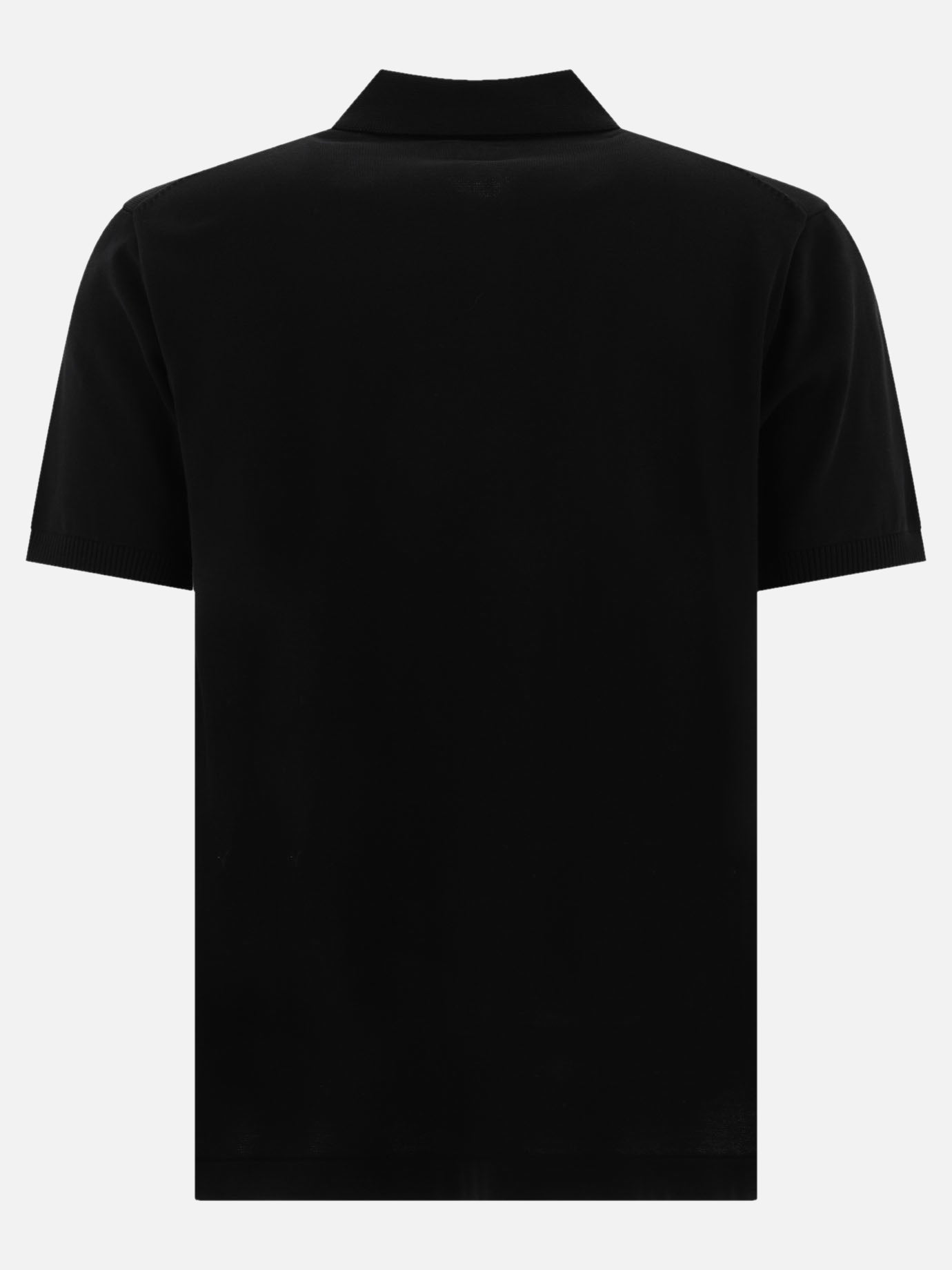 Polo con bottoni Solid colour  Nero - Beams Plus Uomo | PDP | VIETTI Online Store | Zoom-Modal_2

