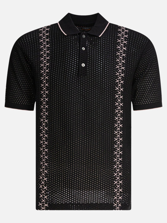 Beams Plus Polo traforata 16180561_S Black 1