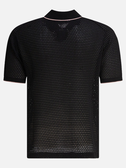 Beams Plus Polo traforata 16180561_S Black 2