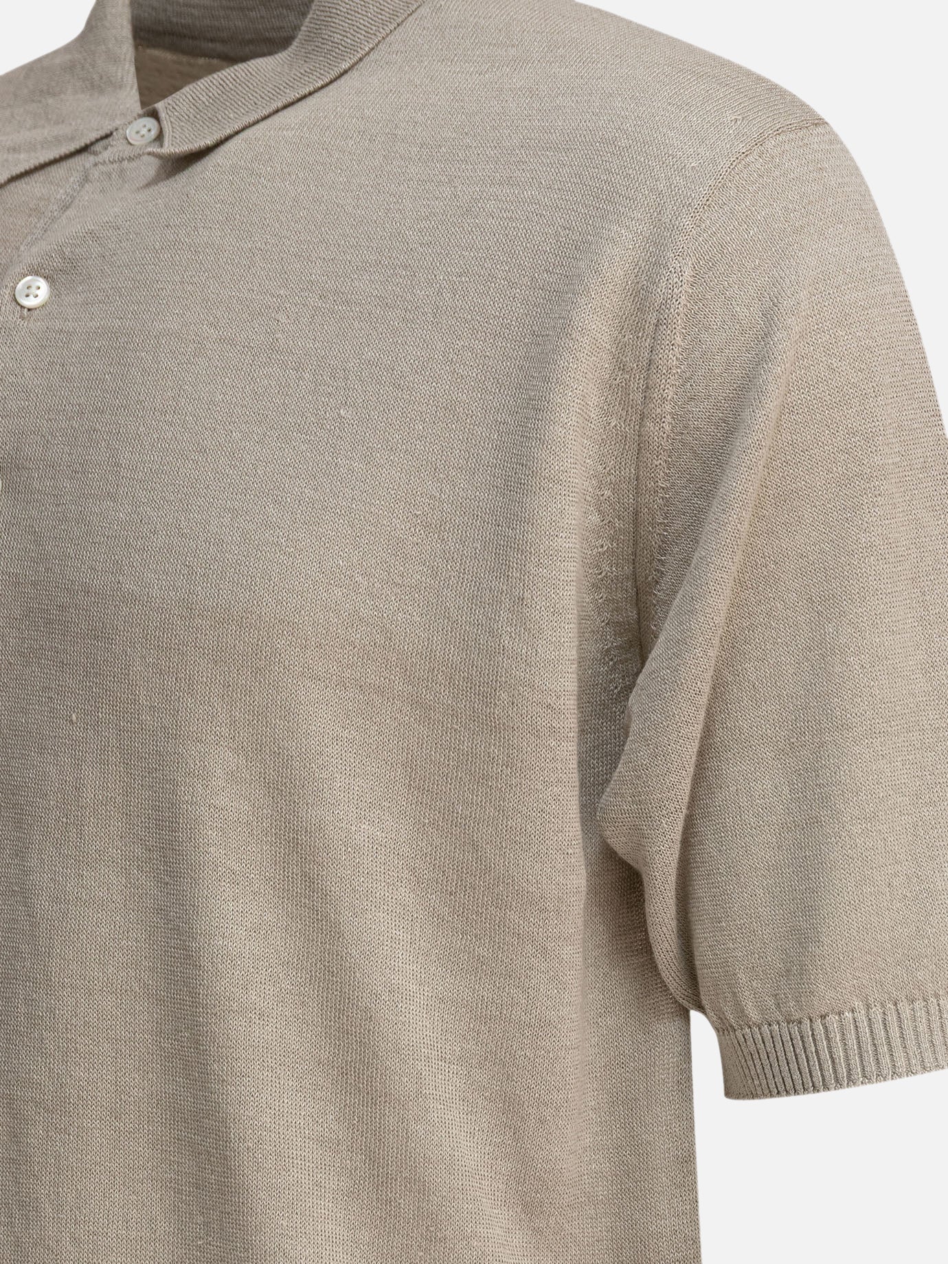 Beams Plus Polo in canapa 17150047_S Grey thumbnail_4
