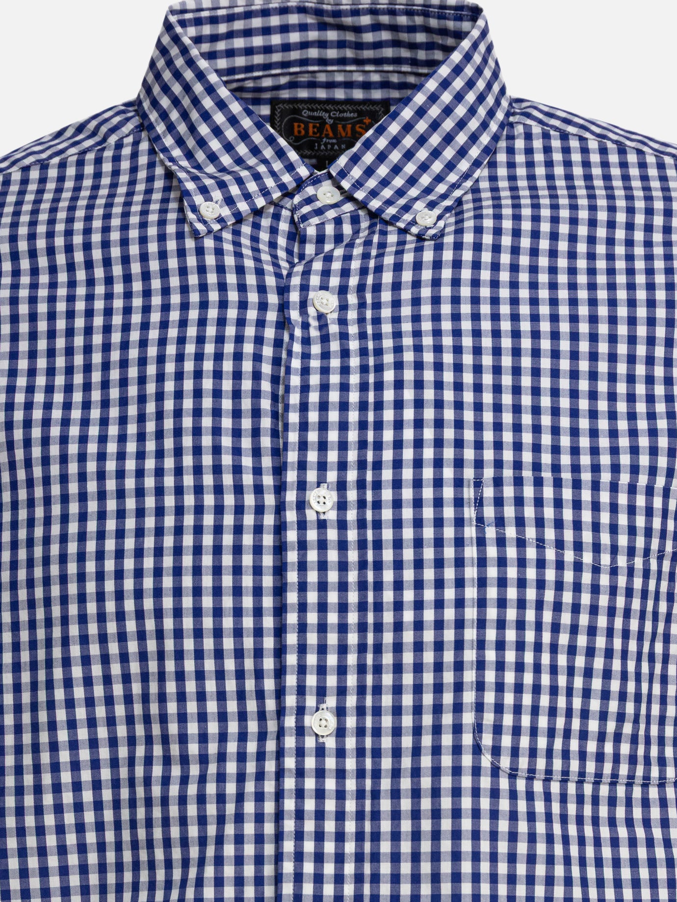 Camicie casual Gingham  Blu - Beams Plus Uomo | PDP | VIETTI Online Store | thumbnail_3