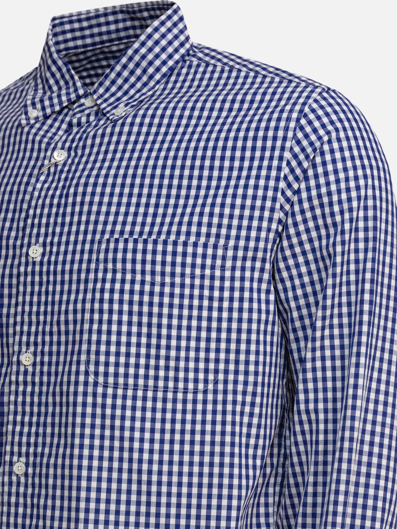 Camicie casual Gingham  Blu - Beams Plus Uomo | PDP | VIETTI Online Store | Zoom-Modal_4

