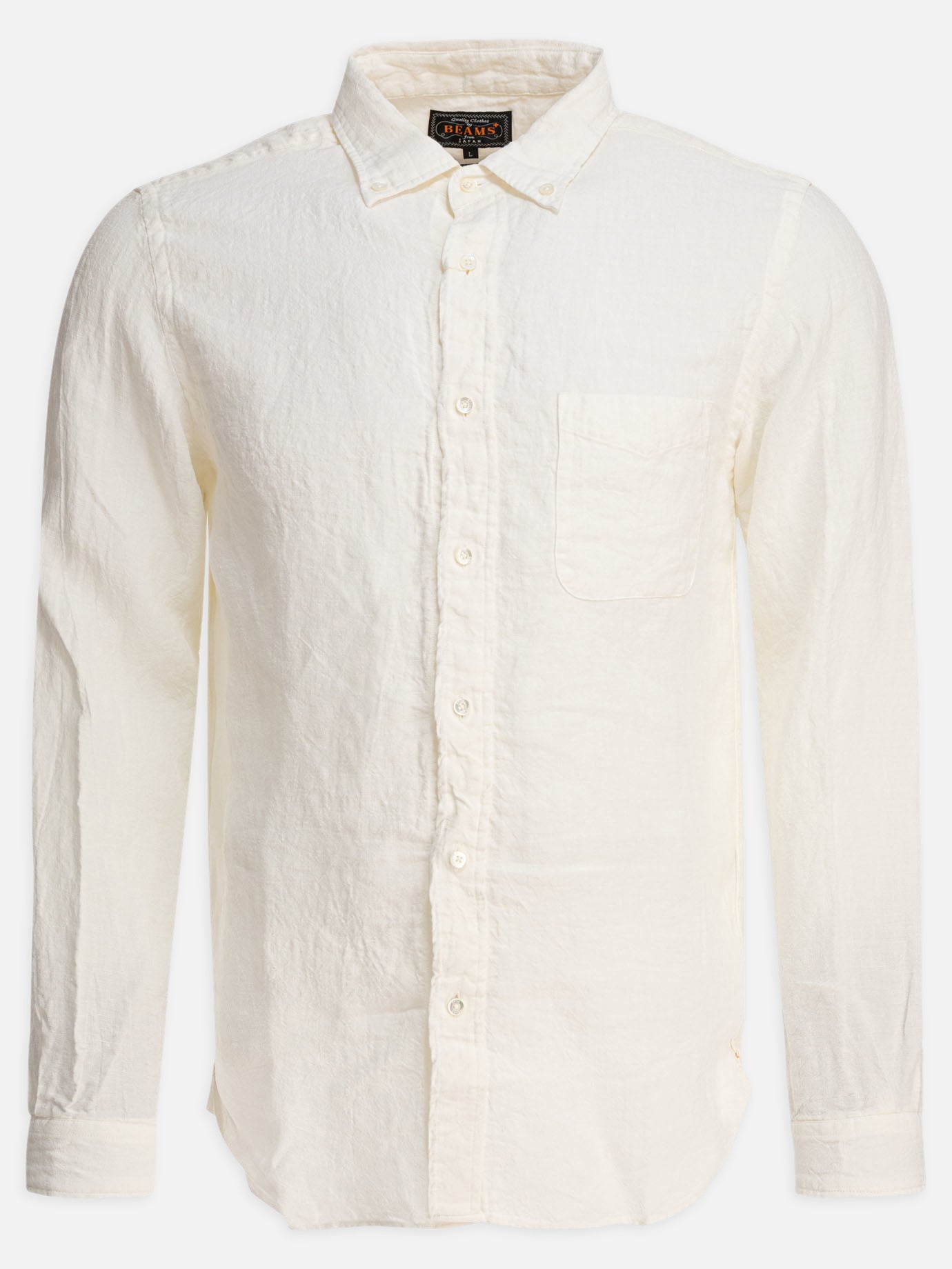 Camicie casual Solid colour  Bianco - Beams Plus Uomo | PDP | VIETTI Online Store | thumbnail