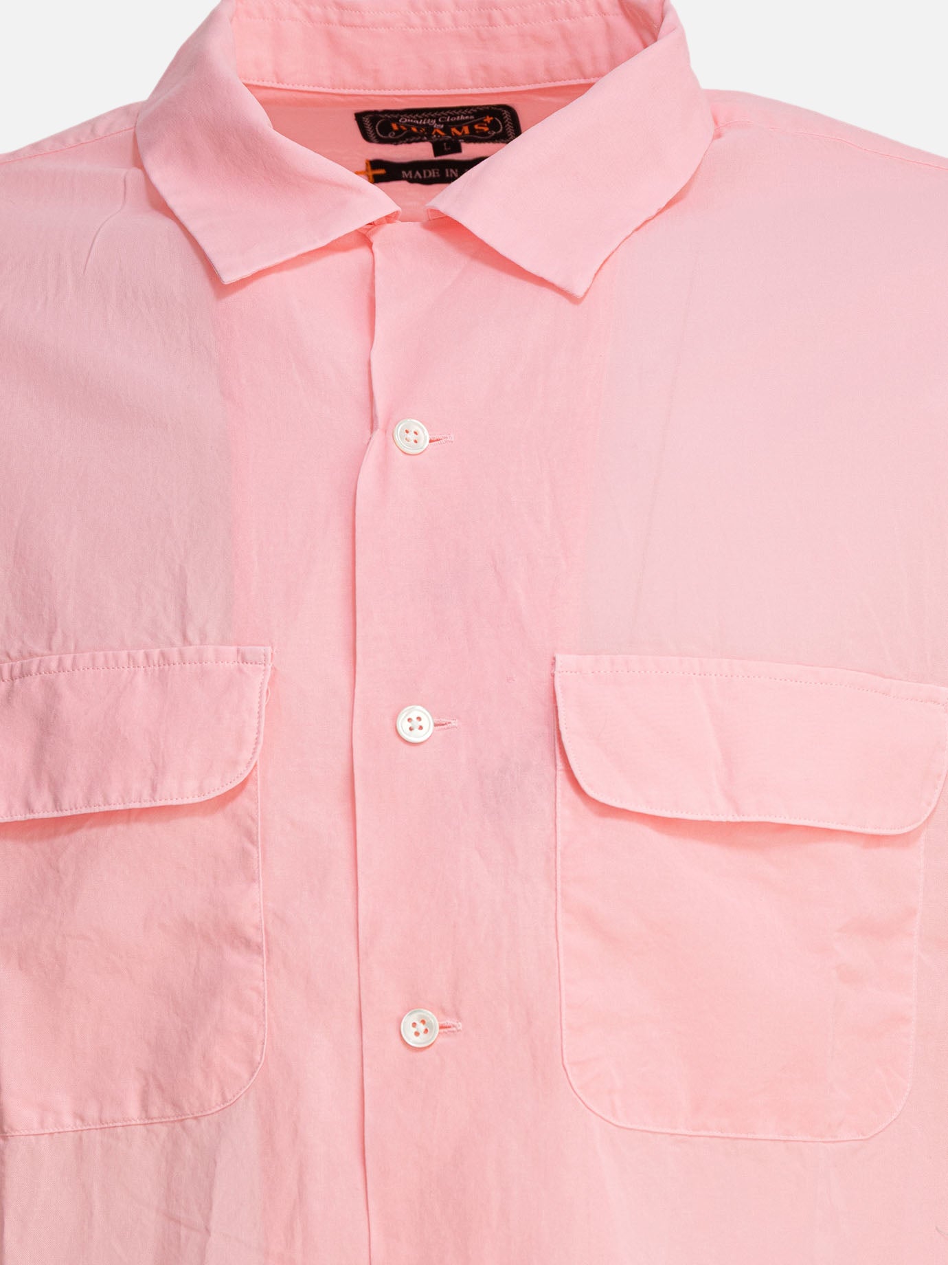 Casual shirts Solid colour  Pink - Beams Plus Men | PDP | VIETTI Online Store | thumbnail_3
