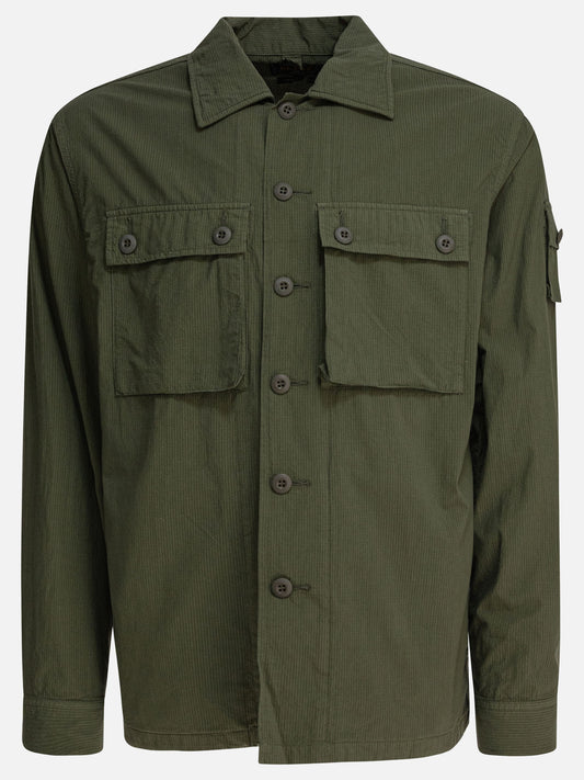 Giacche overshirt Solid colour  Verde - Beams Plus Uomo | PDP | VIETTI Online Store 
