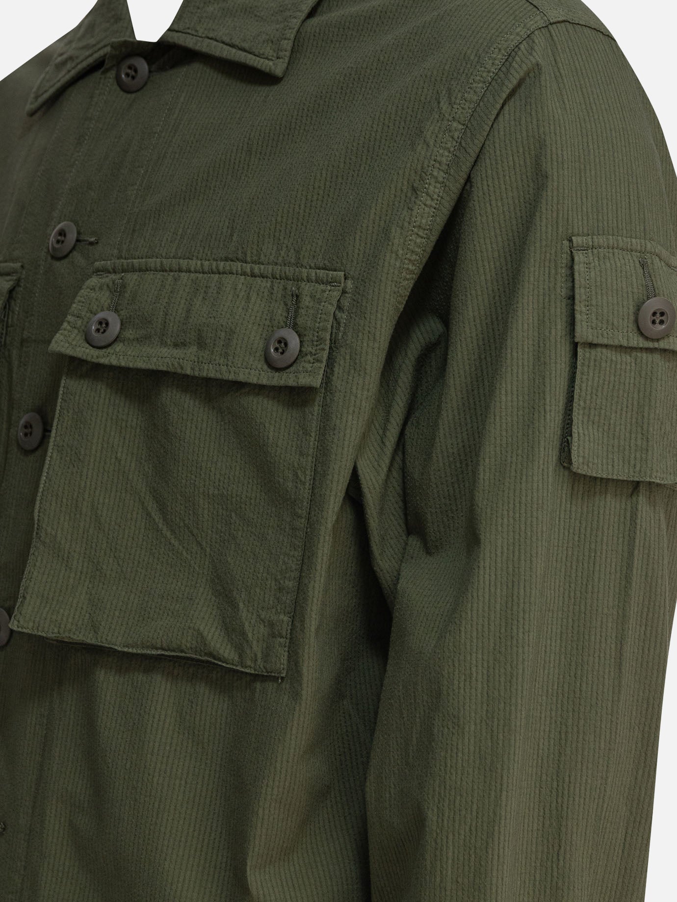 Overshirt jackets Solid colour  Green - Beams Plus Men | PDP | VIETTI Online Store | thumbnail_4