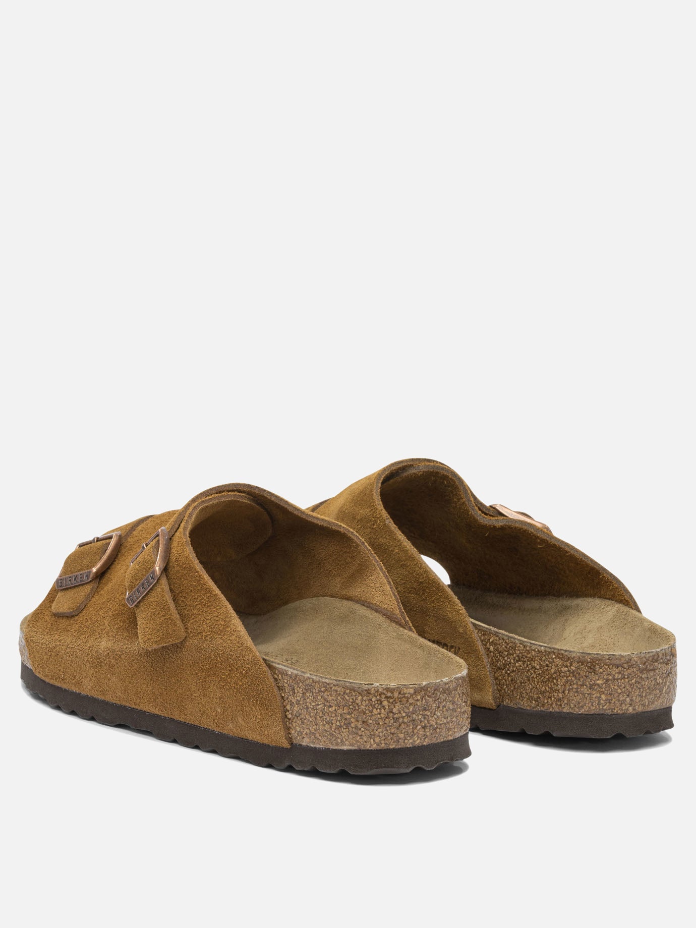 Slides 100% suede - 100% EVA  Marrone - Birkenstock Uomo | PDP | VIETTI Online Store | Zoom-Modal_4
