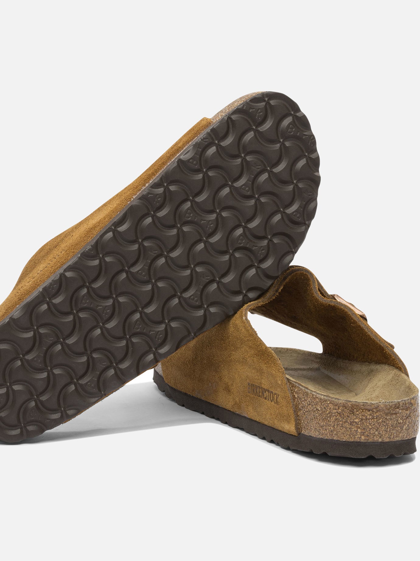 Slides 100% suede - 100% EVA  Marrone - Birkenstock Uomo | PDP | VIETTI Online Store | thumbnail_5
