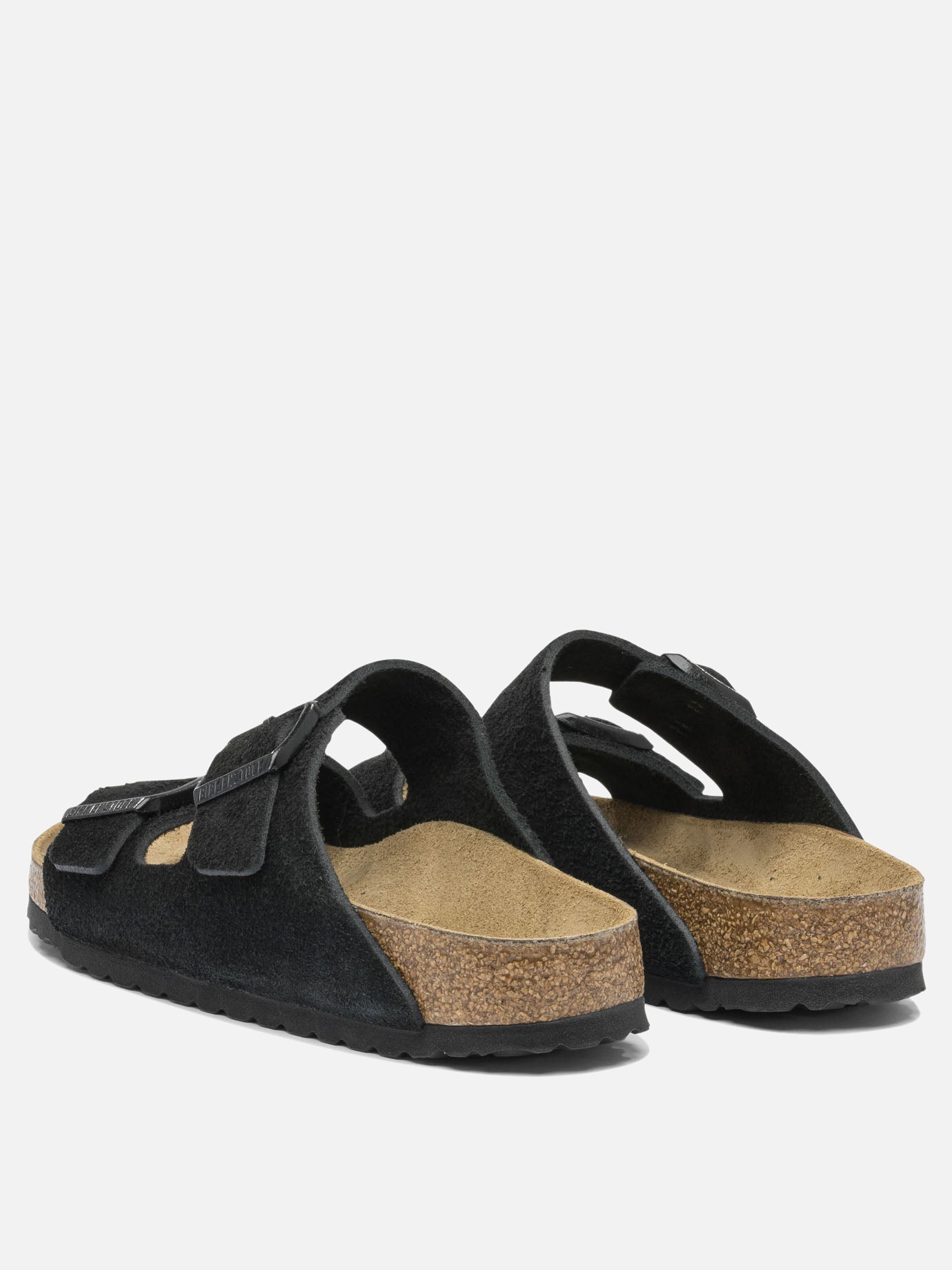 Slides 100% suede - 100% EVA  Nero - Birkenstock Uomo | PDP | VIETTI Online Store | thumbnail_4