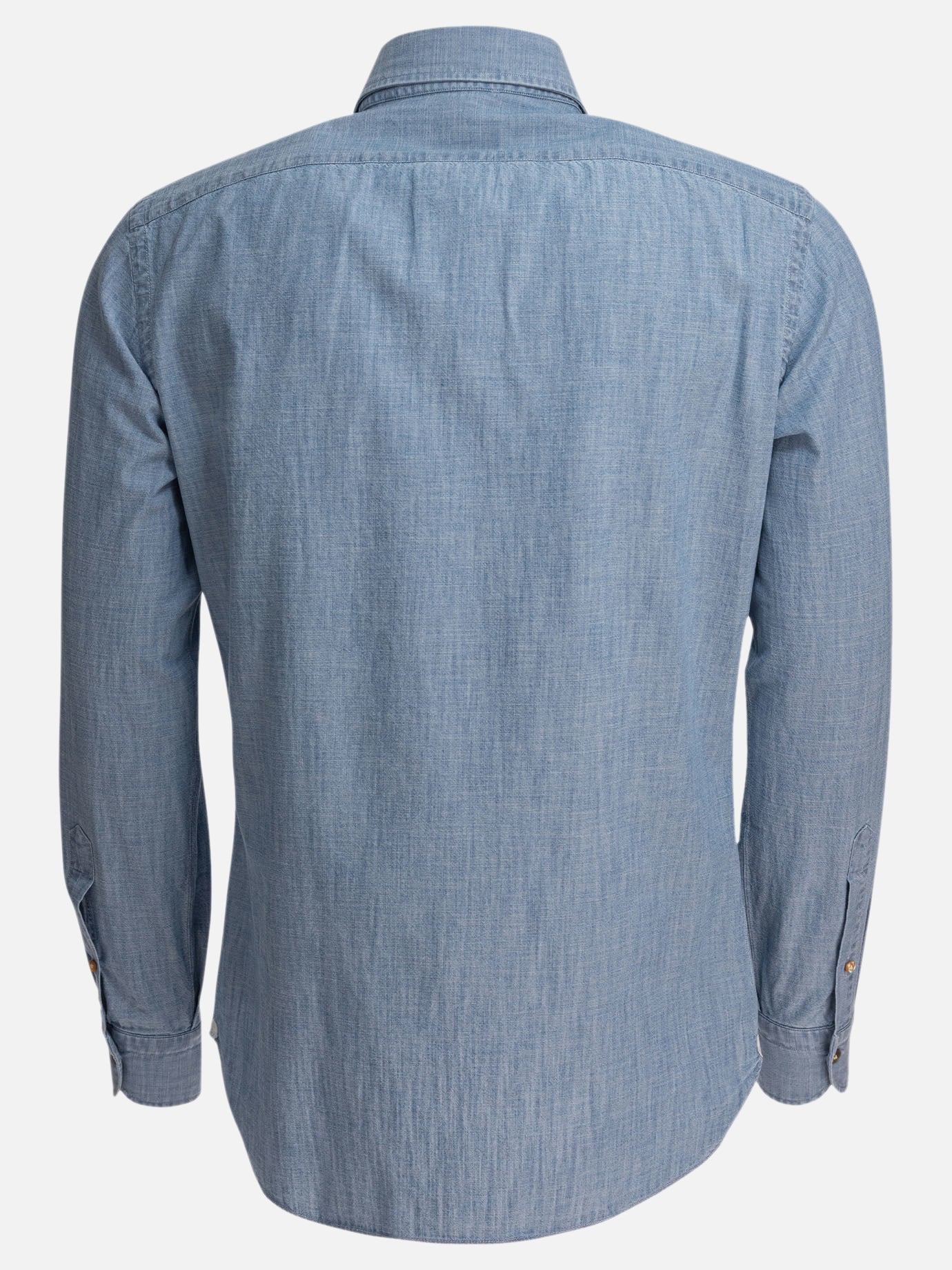 Camicie casual Solid colour  Azzurro - Borriello Uomo | PDP | VIETTI Online Store | thumbnail_2