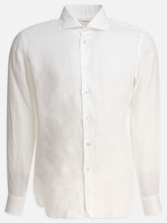 Casual shirts Solid colour  White - Borriello Men | PLP | VIETTI Online Store 
