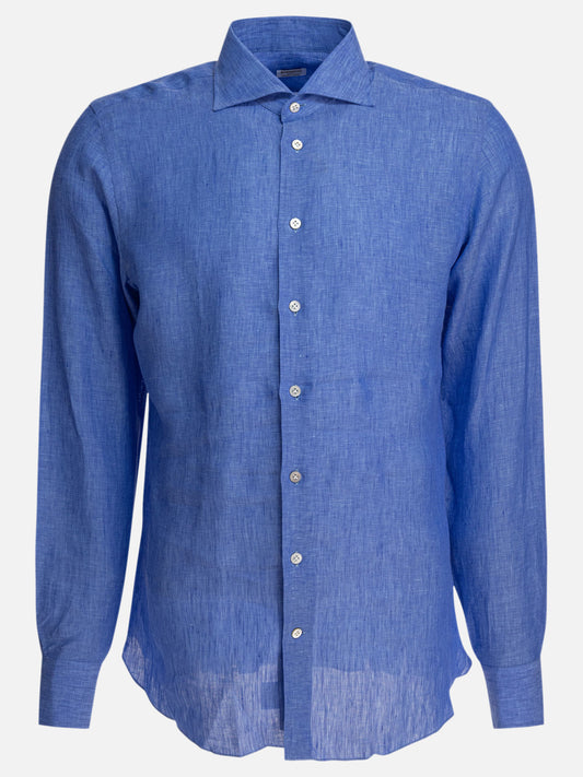 Casual shirts Solid colour  Light blue - Borriello Men | PLP | VIETTI Online Store 
