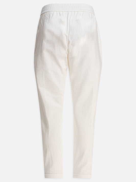 Pantaloni sportivi Solid colour  Bianco - Brunello Cucinelli Donna | PLP | VIETTI Online Store | 2
