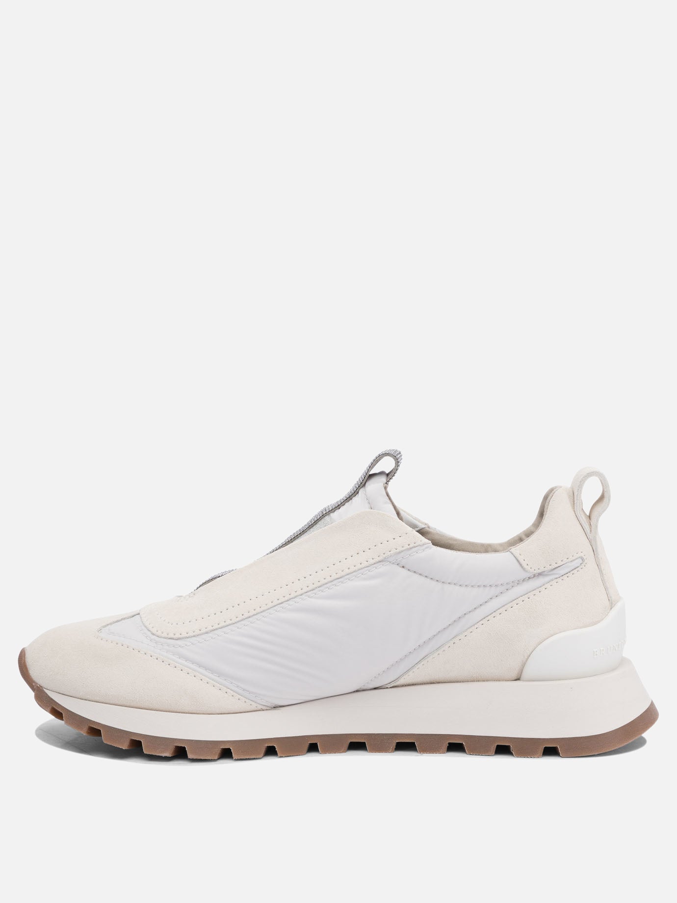 Sneaker basse 100% calf leather - 100% polyurethane  Bianco - Brunello Cucinelli Donna | PDP | VIETTI Online Store | Zoom-Modal_3
