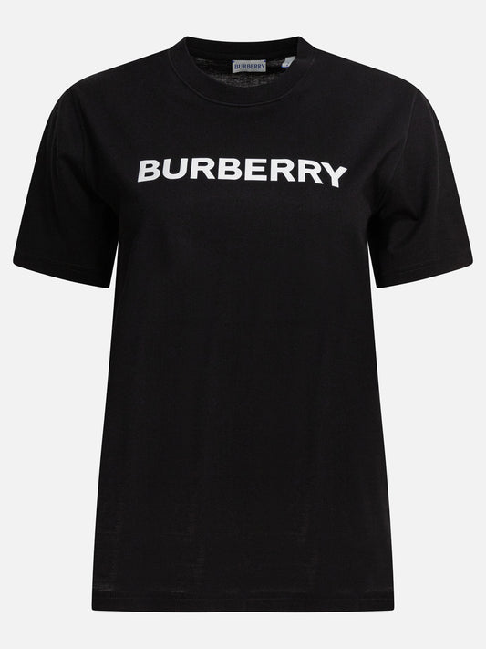 Burberry Crew-neck T-shirt with logo 14763272_XS Black 1
