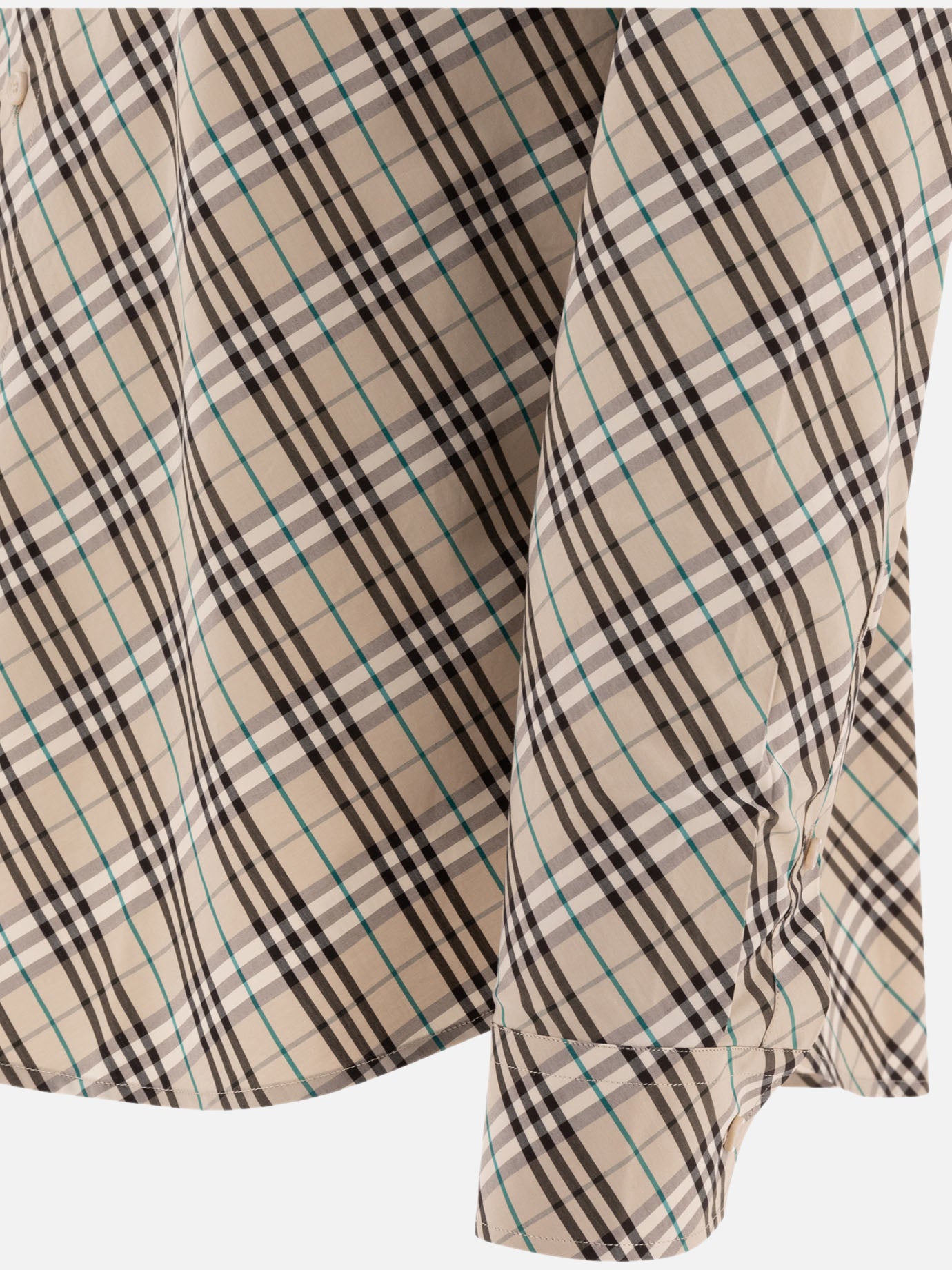 Burberry Camicia in cotone Check 16794608_L Beige thumbnail_4