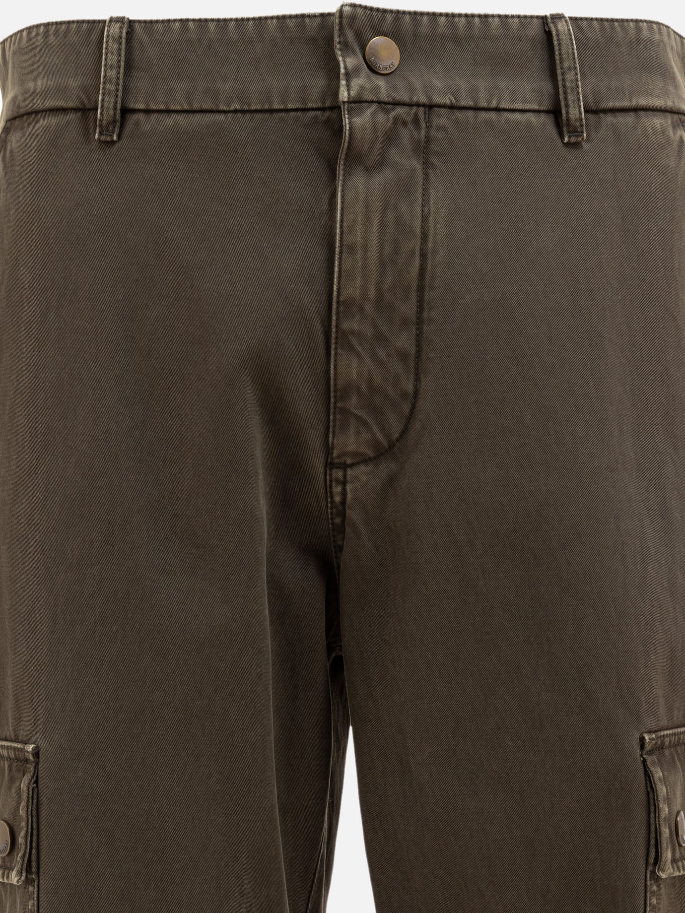 Burberry Gabardine cargo trousers Brown