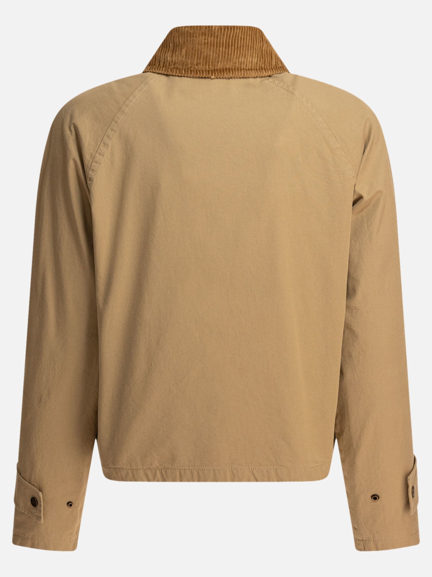 Burberry Giacca cropped in cotone 13834516_08 Beige thumbnail_2