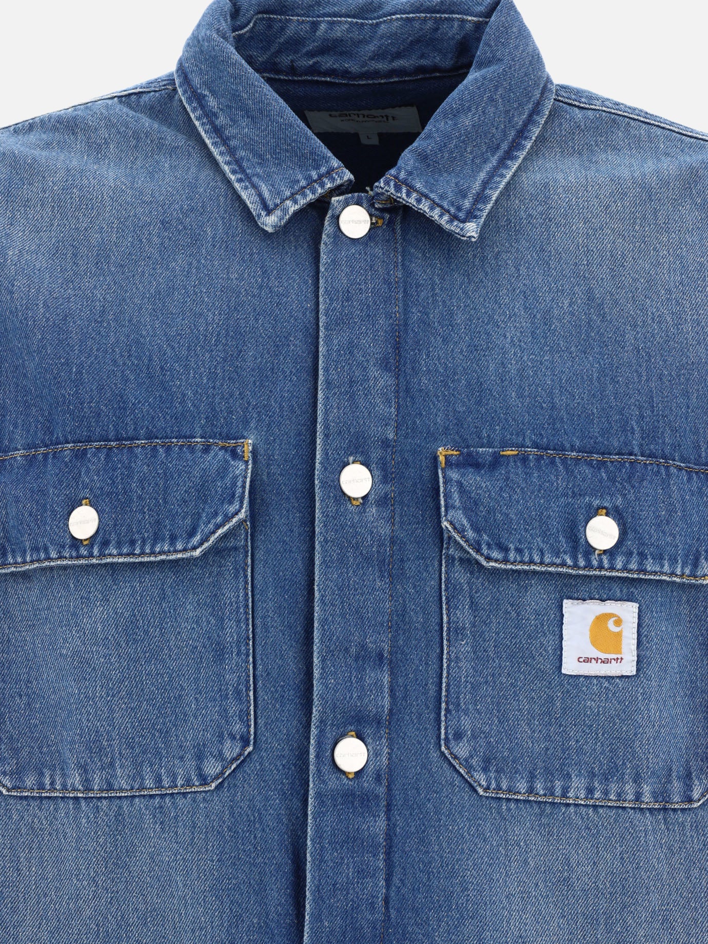 Carhartt WIP Overshirt &quot;Harvey&quot; 11249887_M Blue thumbnail_3