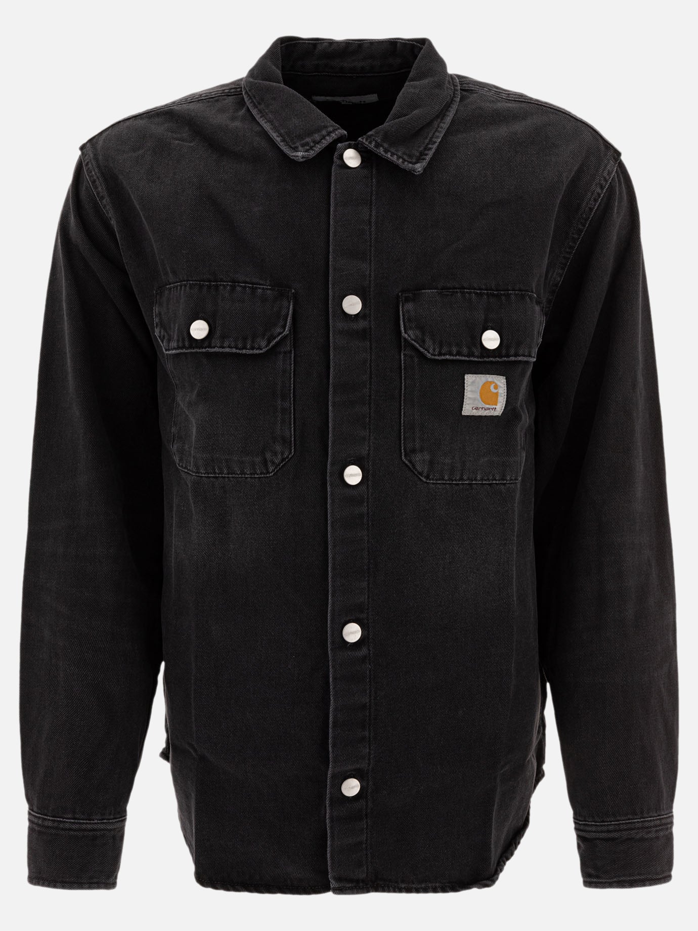 Giacche overshirt Logo  Nero - Carhartt WIP Uomo | PDP | VIETTI Online Store | thumbnail