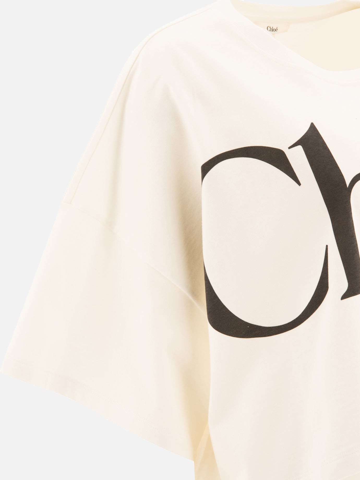 Chloé T-shirt boxy 15541430_S White thumbnail_4