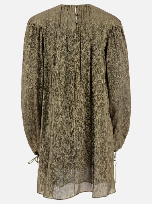 Mini dresses Solid colour  Gold - Chloé Women | PDP | VIETTI Online Store | 2

