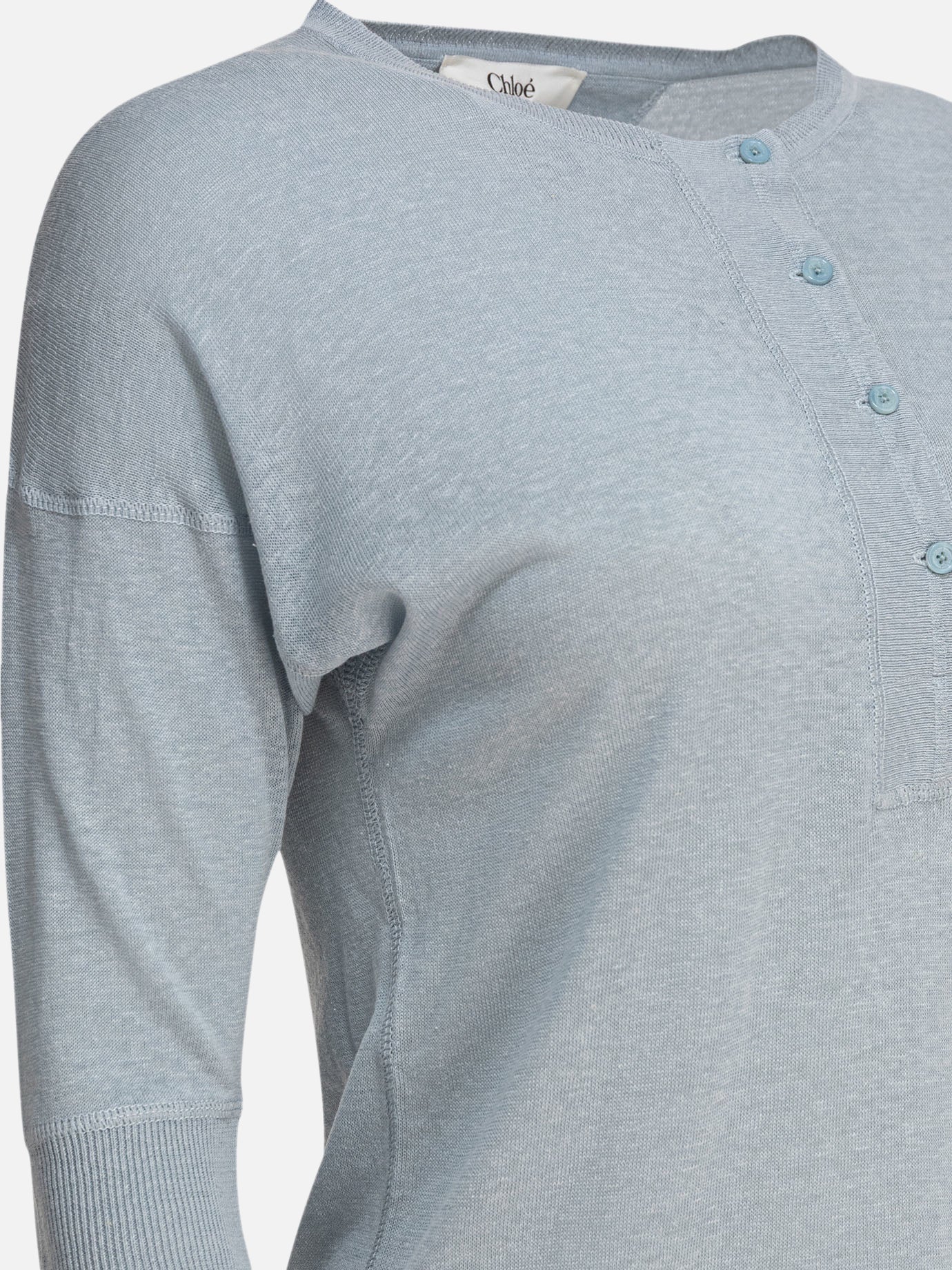 Chloé Camicia &quot;Henley&quot; 11769463_M Blue thumbnail_4