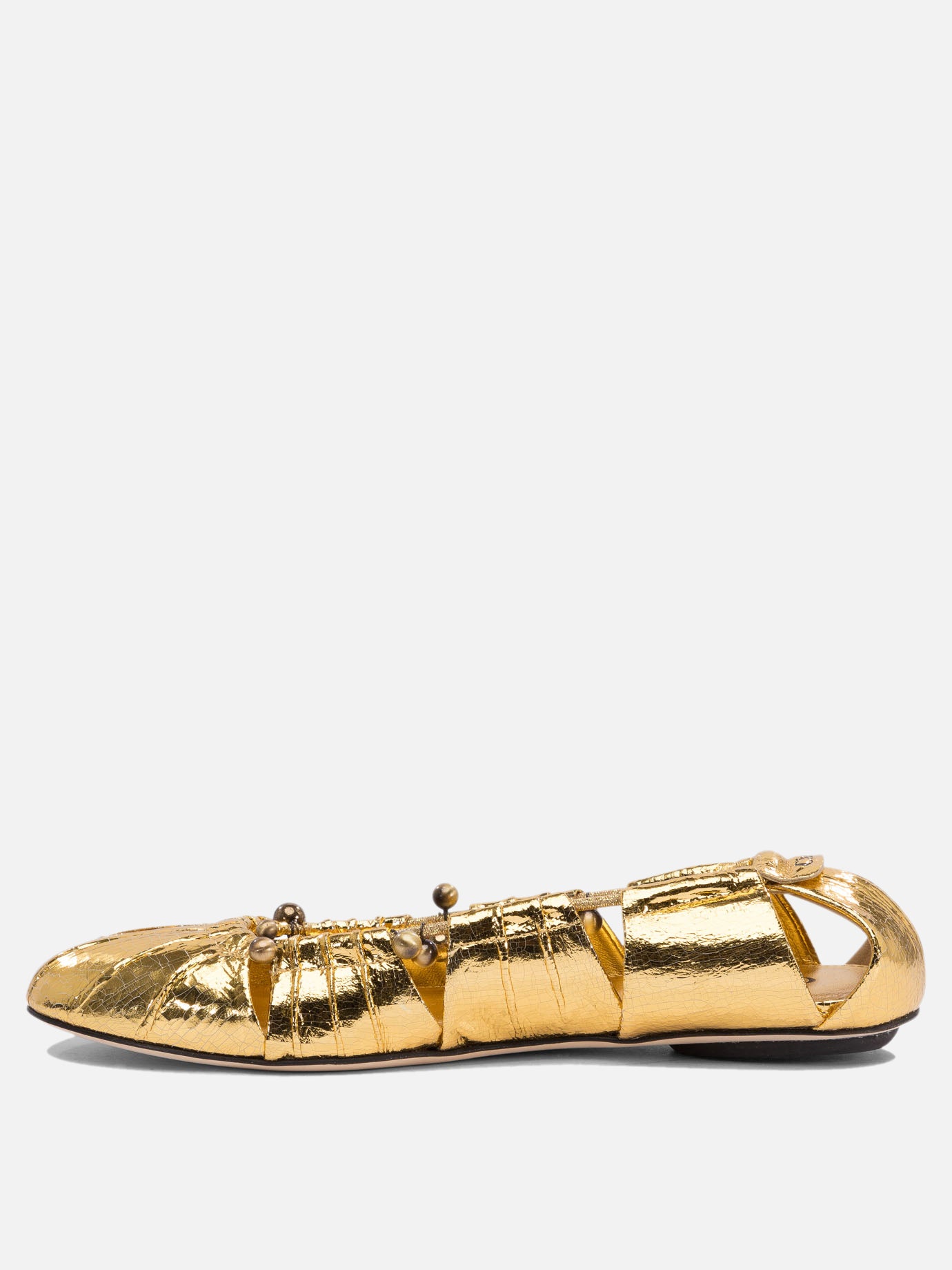 Chloé Ballerine dettagli cut-out 16926149_36 Gold thumbnail_3