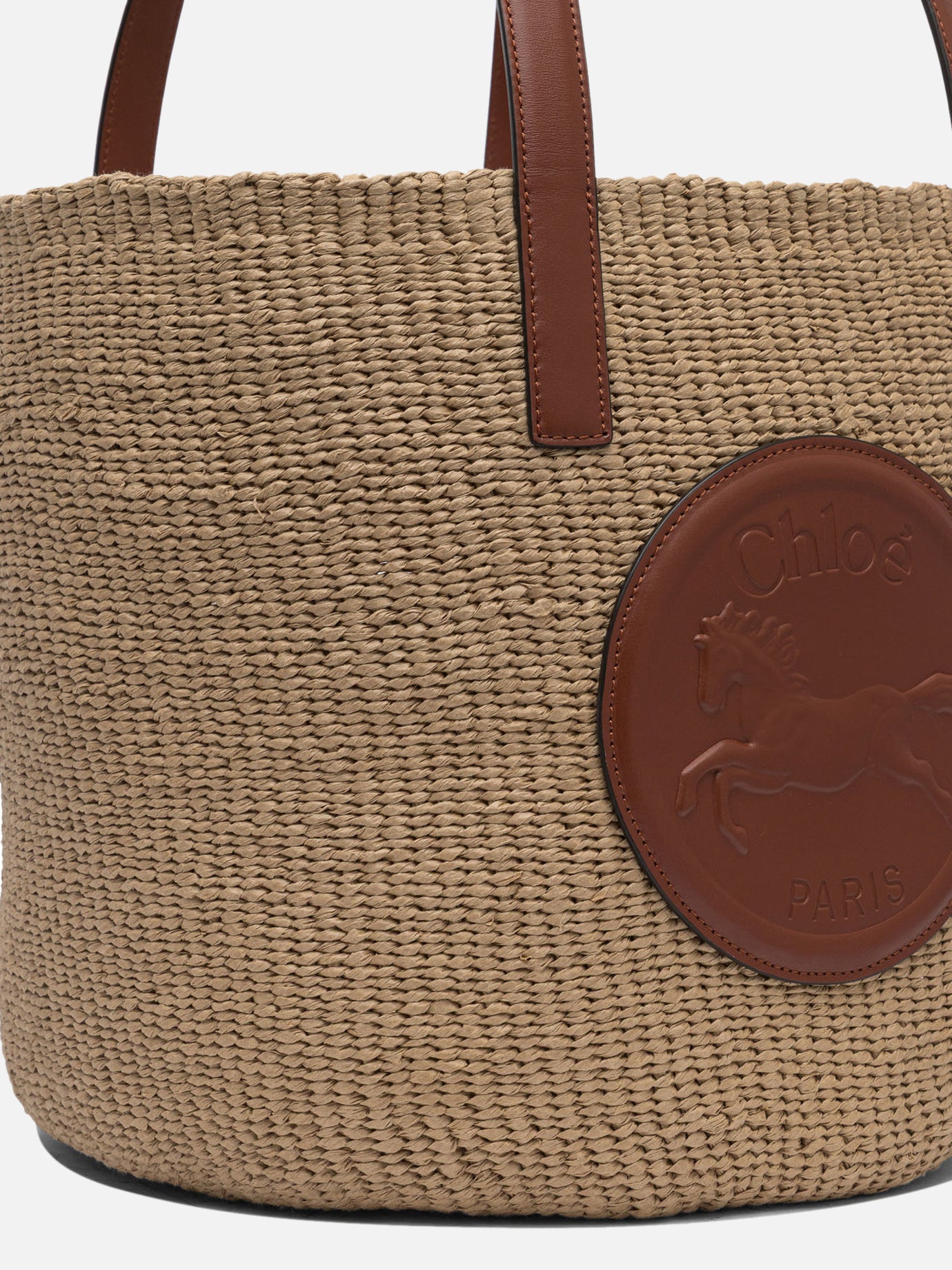 Chloé Borsa a secchiello &quot;Horse Medal&quot; 13431826_UNI Brown thumbnail_4