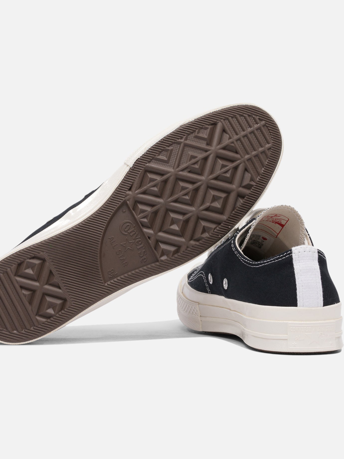 Sneaker basse 100% cotton - 100% rubber  Nero - Comme Des Garçons Play Uomo | PDP | VIETTI Online Store | thumbnail_5
