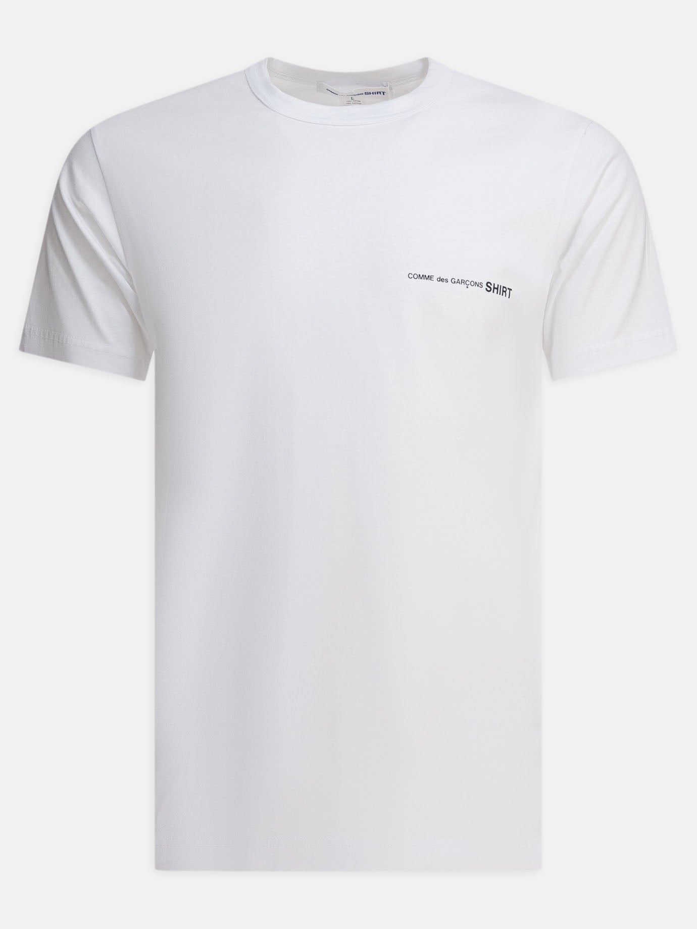 Comme Des Garçons Shirt &quot;CDG SHIRT&quot; T-shirt with logo 11950669_M White thumbnail_1