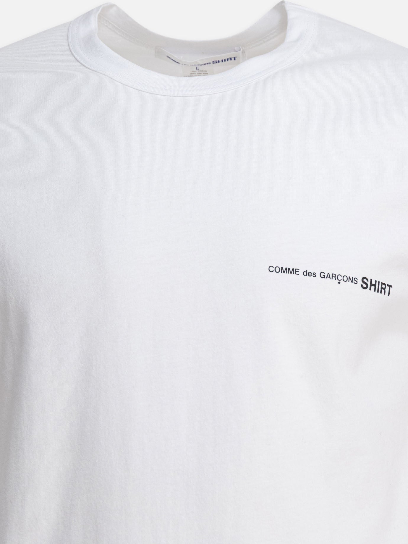Comme Des Garçons Shirt &quot;CDG SHIRT&quot; T-shirt with logo 11950669_M White thumbnail_3
