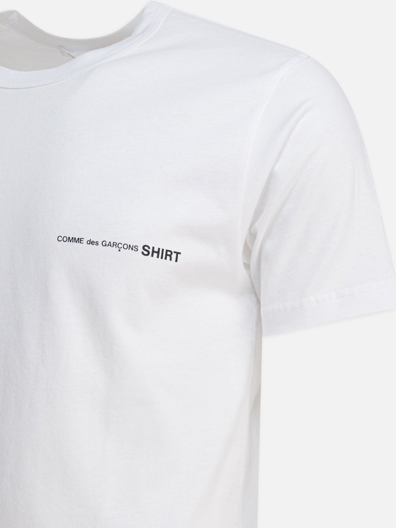 Comme Des Garçons Shirt &quot;CDG SHIRT&quot; T-shirt with logo 11950669_M White thumbnail_4