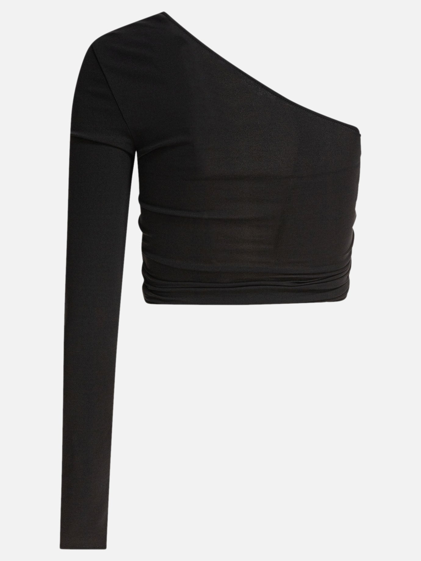 Crop tops Solid colour  Black - Courrèges Women | PDP | VIETTI Online Store | thumbnail_2