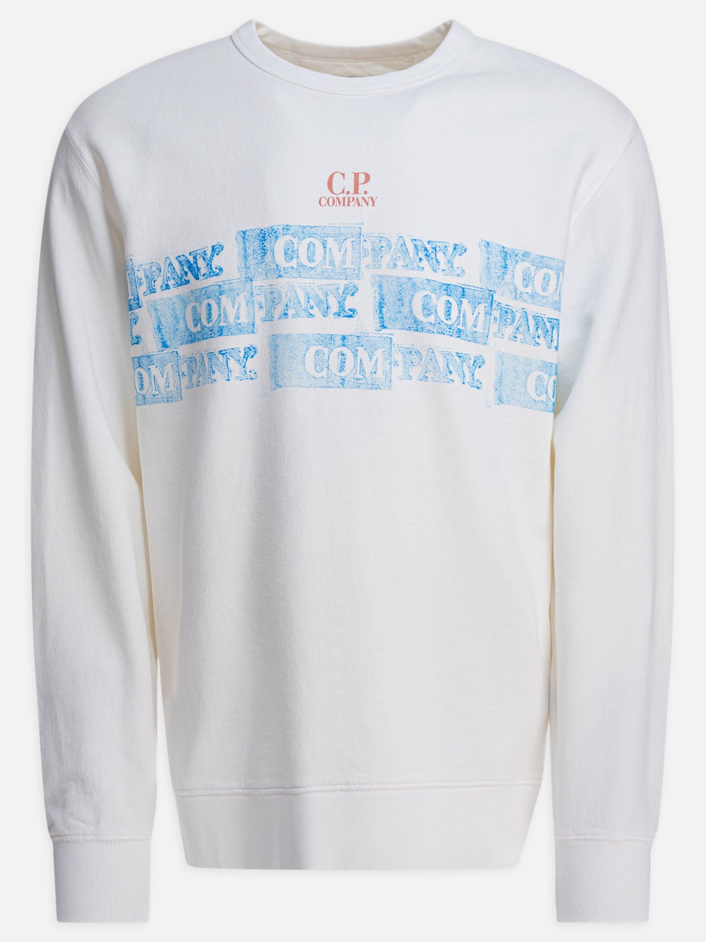 Felpe girocollo Logo  Bianco - C.P. Company Uomo | PDP | VIETTI Online Store | Zoom-Modal
